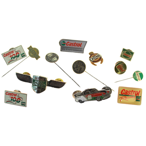 Assortment of Castrol Pins