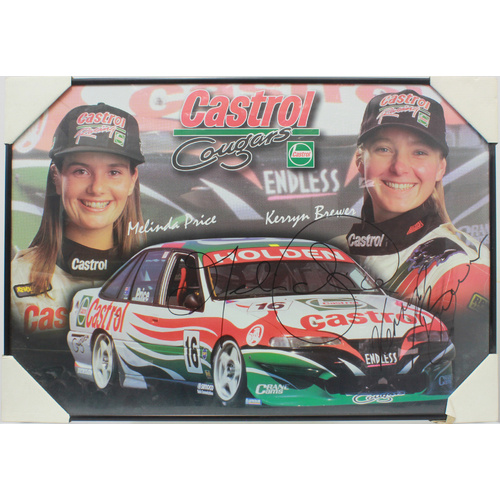 Signed Melinda Price and Kerryn Brewer Framed Poster