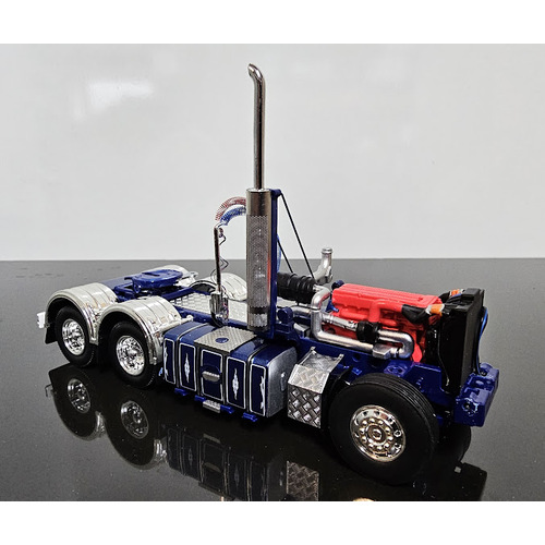 New 1:50 Drake DV k200 Kenworth Chassis Metallic Blue Complete 2.3 