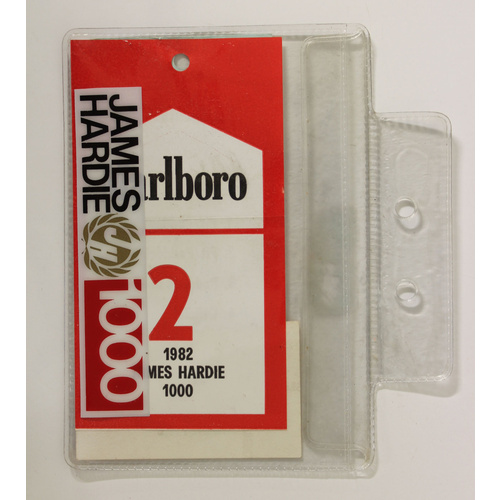 1982 James Hardie 1000 Press Pass Lanyard