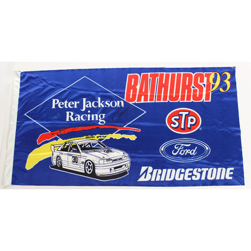 Signed Bathurst '93 Peter Jackson Racing Flag