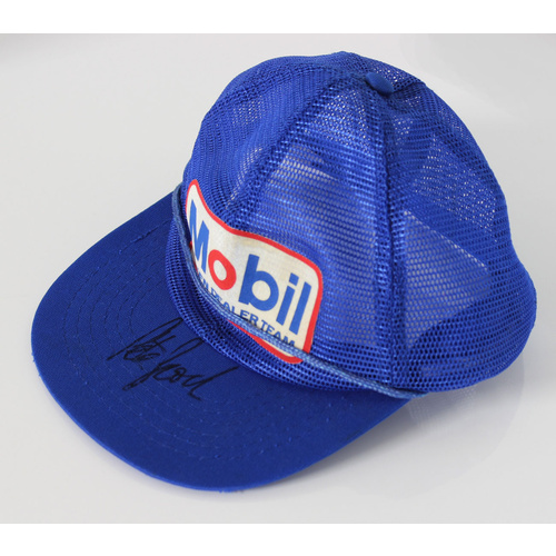 Peter Brock Signed Mobil HDT Cap