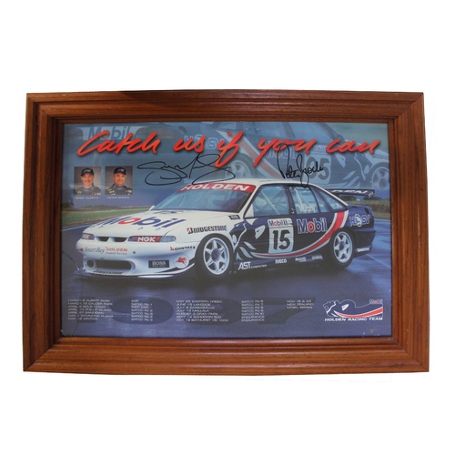 Greg Murphy Peter Brock HRT Framed Poster