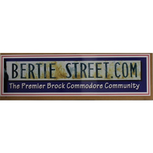 Bertie Street.com Brock Community Block Mounted Sticker