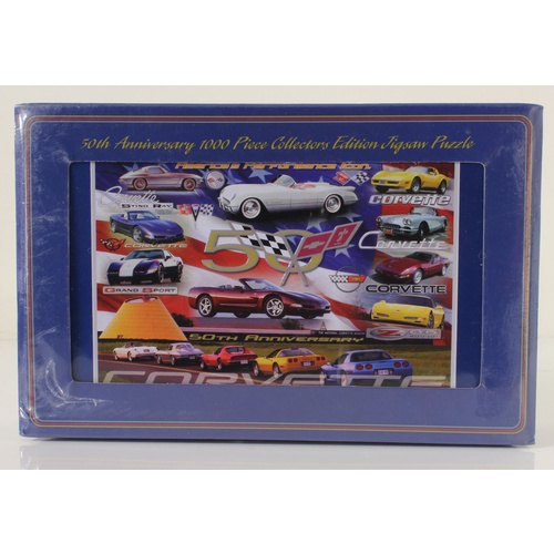 Corvette 50th Anniversary 1000 Piece Jigsaw Puzzle