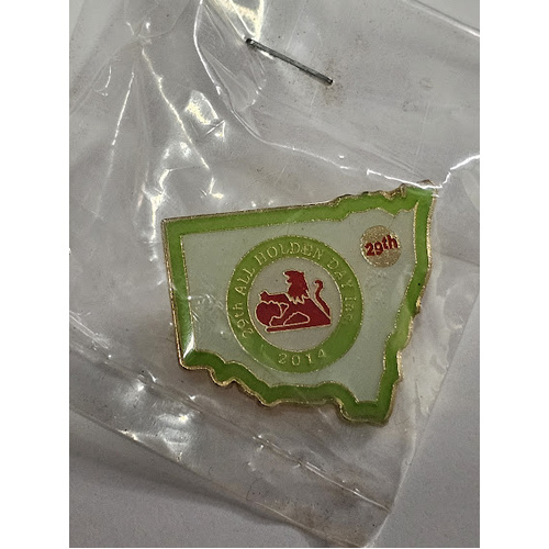 Original NSW 29th All HOLDEN Day 2014 Anniversary Metal Badge Rare