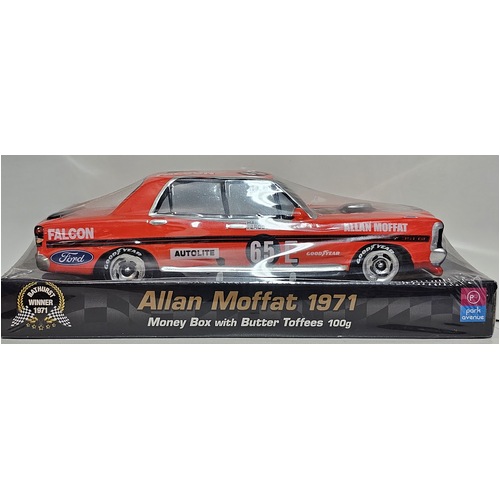 Bathurst Winner Allan Moffat Ceramic Money Box With Toffees XY FALCON GT #65E