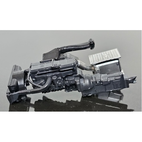1:50 Mercedes Benz Prime Mover MP04 Complete Engine Gearbox & Radiator 
