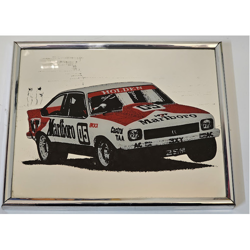 Vintage Small Bar Mirror HOLDEN LX Torana Marlboro Peter Brock 05 HDT