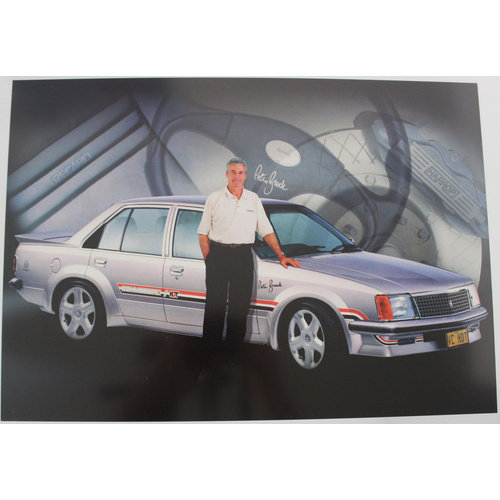 Original Peter Brock HDT Holden VC Commodore Prize Poster