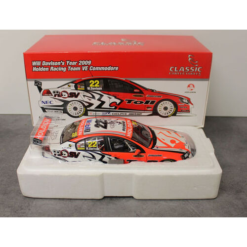 1:18 Holden VE 2009 HRT Signed Will Davison