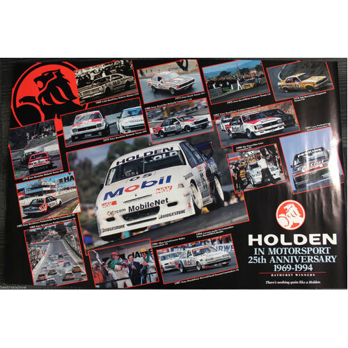 Peter Brock Holden Bathurst Winners Huge Poster