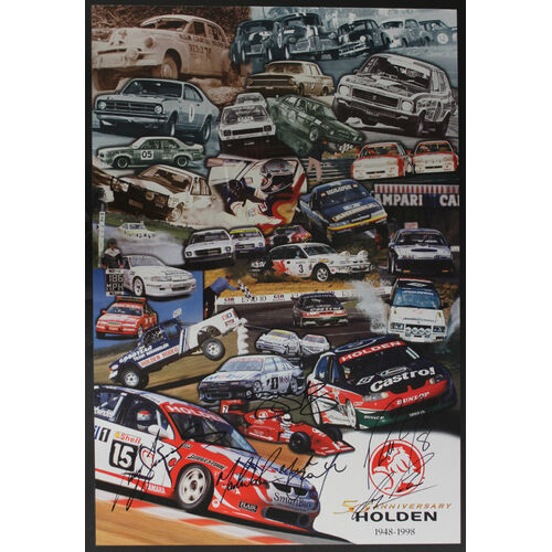 Holden 50th Anniversary Signed Poster