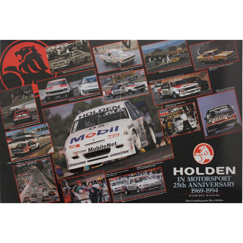 Peter Brock Holden Motor Sport 25th Anniversary Poster