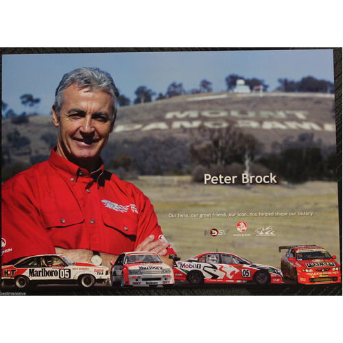 Peter Brock Tribute Poster