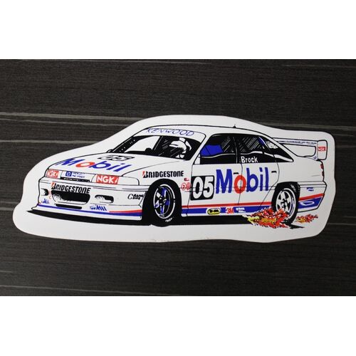 Peter Brock VP Commodore Mobil Sticker