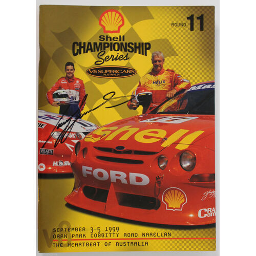 Round 11 Signed Program Craig Lowndes Shell Championship Series