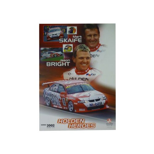 2002 HRT Mark Skaife Jason Bright 1/6 Poster