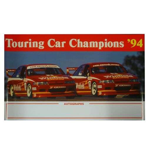Holden Mark Skaife & Jim Richards Autograph Poster