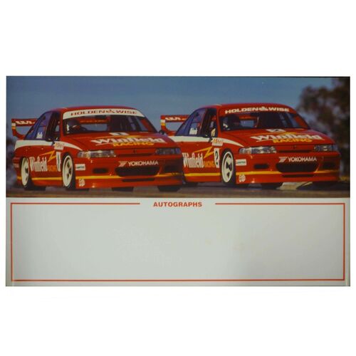Holden Jim Richards & Mark Skaife Autograph Poster