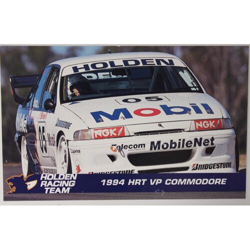 HRT 1994 Race Car Specifications Card - VP Commodore