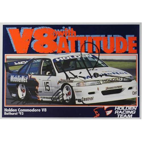 Signed 1993 Bathurst HRT Information Card