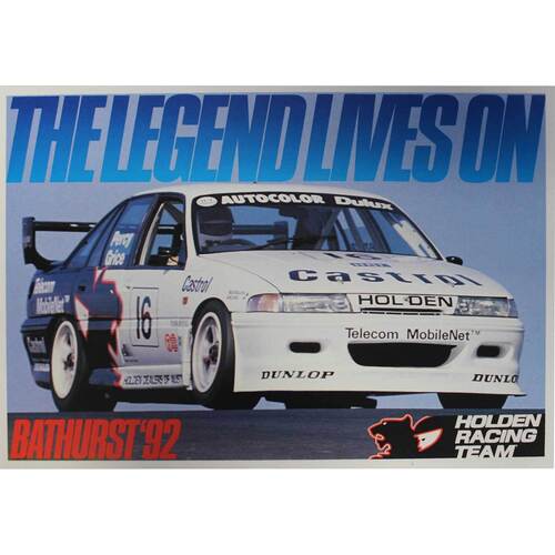1992 Bathurst HRT Information Card