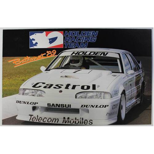 Original 1989 VL Group A SS Bathurst HRT Information Card