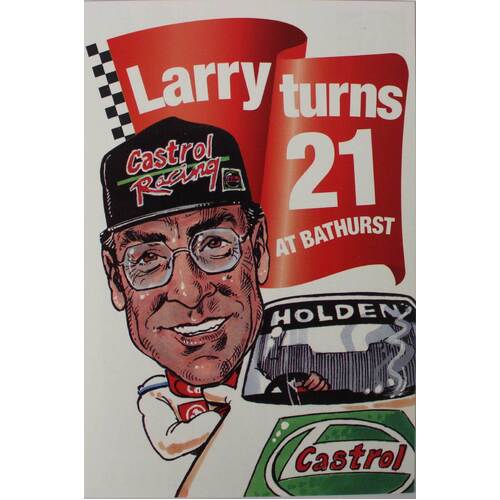 Larry Perkins 21st Bathrust Card
