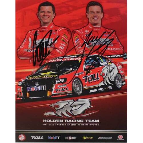 2011 HRT Signed Information Card