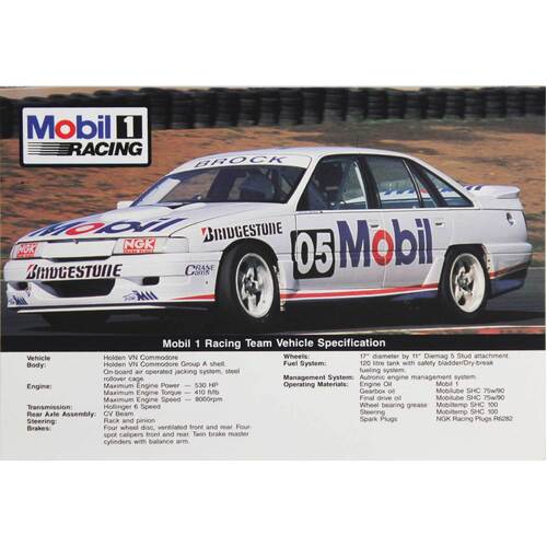 Peter Brock Mobil 1 Racing Info Card