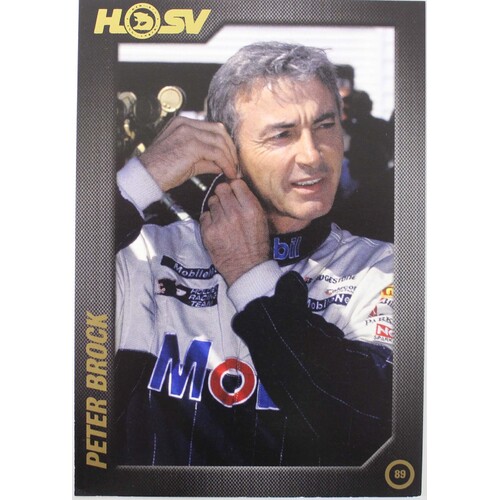 HSV 20th Anniversary Card 87 - 07 No.89