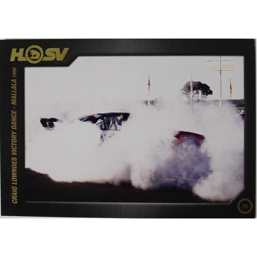 HSV 20th Anniversary Card 87 - 07 No.25