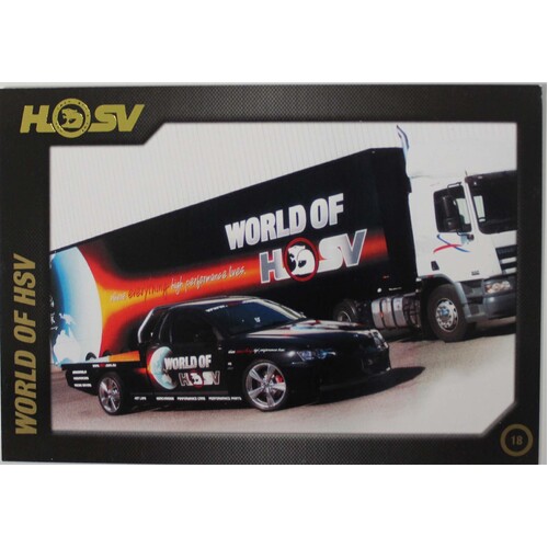 HSV 20th Anniversary Card 87 - 07 No.18