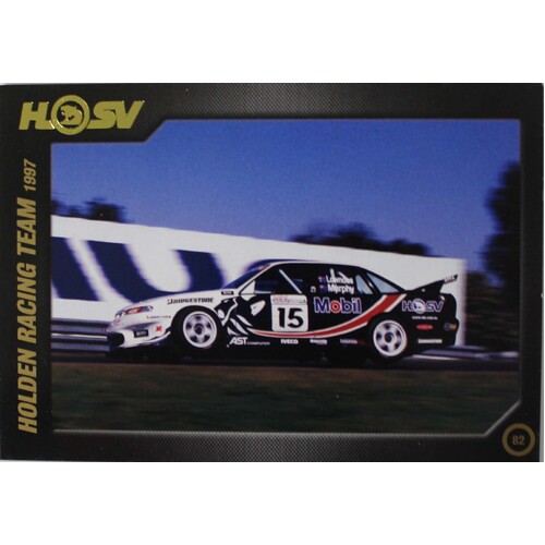 HSV 20th Anniversary Card 87 - 07 No.82