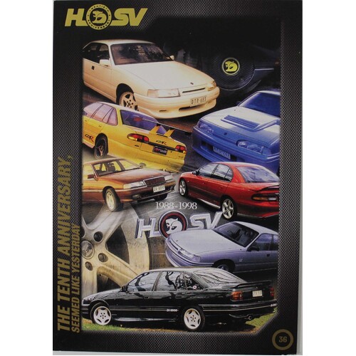 HSV 20th Anniversary Card 87 - 07 No.36