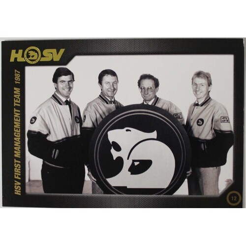 HSV 20th Anniversary Card 87 - 07 No.12