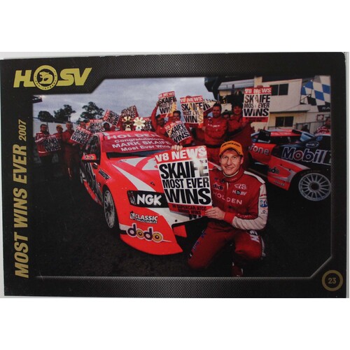HSV 20th Anniversary Card 87 - 07 No.23