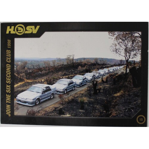 HSV 20th Anniversary Card 87 - 07 No.15