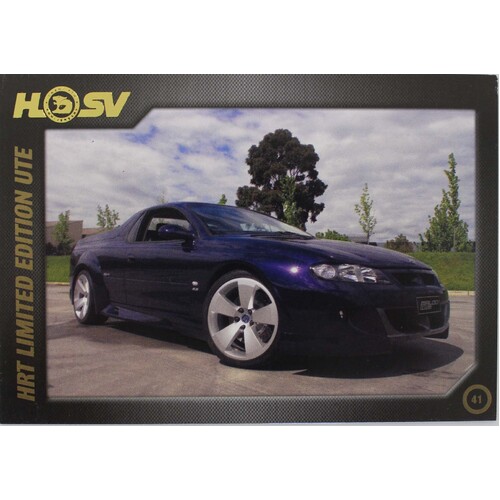 HSV 20th Anniversary Card 87 - 07 No.41