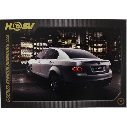 HSV 20th Anniversary Card 87 - 07 No.57