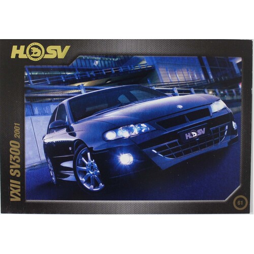 HSV 20th Anniversary Card 87 - 07 No.61