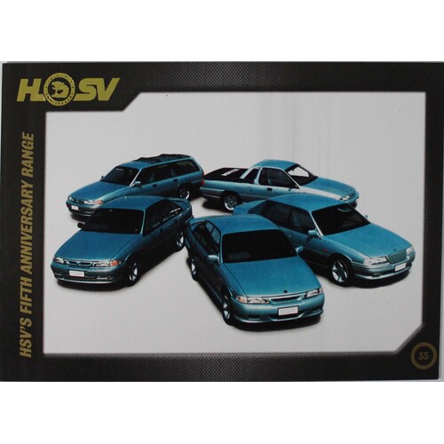 HSV 20th Anniversary Card 87 - 07 No.35