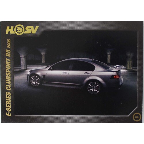 HSV 20th Anniversary Card 87 - 07 No.64