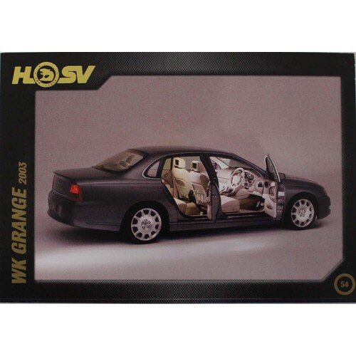 HSV 20th Anniversary Card 87 - 07 No.54