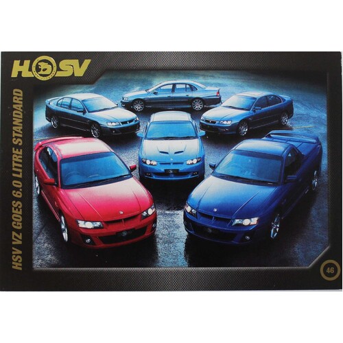 HSV 20th Anniversary Card 87 - 07 No.46