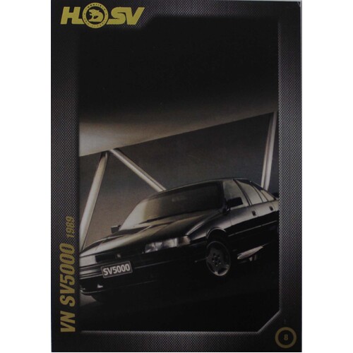 HSV 20th Anniversary Card 87 - 07 No.8