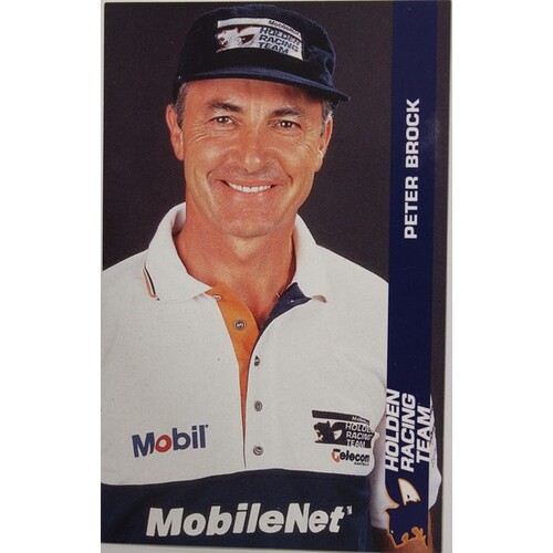 HRT 1994 Driver Profile Card - Peter Brock
