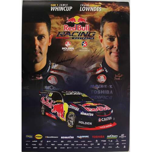 Signed Red Bull Poster