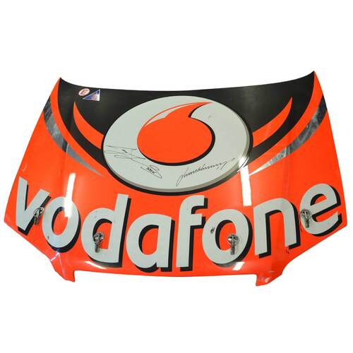 Original 2012 Holden VE Signed Race Driven Vodafone Bonnet Whincup & Lowndes 888